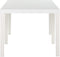 vidaXL - Tuintafel - 220x90x72 - cm - polypropeen - wit