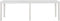 vidaXL - Tuintafel - 220x90x72 - cm - polypropeen - wit