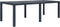 vidaXL - Tuintafel - 220x90x72 - cm - rattan-look - kunststof - antraciet