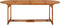 vidaXL - Tuintafel - 220x90x75 - cm - massief - acaciahout
