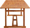 vidaXL - Tuintafel - 220x90x75 - cm - massief - acaciahout