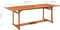 vidaXL - Tuintafel - 220x90x75 - cm - massief - acaciahout