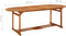 vidaXL - Tuintafel - 220x90x75 - cm - massief - acaciahout