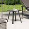 vidaXL - Tuintafel - 34x34x38 - cm - staal - antracietkleurig