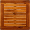 vidaXL - Tuintafel - 45x45x36 - cm - massief - acaciahout