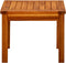 vidaXL - Tuintafel - 45x45x36 - cm - massief - acaciahout