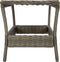 vidaXL - Tuintafel - 45x45x46,5 - cm - poly - rattan - bruin