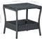 vidaXL - Tuintafel - 45x45x46,5 - cm - poly - rattan - donkergrijs