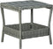 vidaXL - Tuintafel - 45x45x46,5 - cm - poly - rattan - lichtgrijs