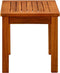 vidaXL - Tuintafel - 50x35x36 - cm - massief - acaciahout
