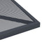 vidaXL - Tuintafel - 50x50x72 - cm - staalgaas - antracietkleurig