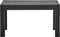 vidaXL - Tuintafel - 58x58x41 - cm - PP - rattan - antracietkleurig