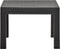vidaXL - Tuintafel - 58x58x41 - cm - PP - rattan - antracietkleurig