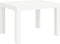 vidaXL Tuintafel 59x47x40 cm PP wit