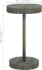 vidaXL - Tuintafel - 60,5x106 - cm - poly - rattan - grijs