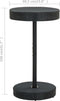 vidaXL - Tuintafel - 60,5x106 - cm - poly - rattan - zwart