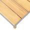 vidaXL - Tuintafel - 60x60x31,5 - cm - massief - acaciahout