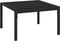 vidaXL - Tuintafel - 60x60x35 - cm - staal - zwart