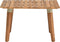 vidaXL - Tuintafel - 60x60x36 - cm - massief - acaciahout