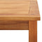 vidaXL - Tuintafel - 60x60x36 - cm - massief - acaciahout