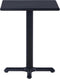 vidaXL - Tuintafel - 60x60x75 - cm - zwart