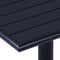vidaXL - Tuintafel - 60x60x75 - cm - zwart