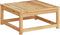 vidaXL - Tuintafel - 63x63x30 - cm - massief - acaciahout