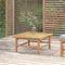 vidaXL - Tuintafel - 65x55x30 - cm - bamboe