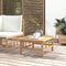 vidaXL - Tuintafel - 65x55x30 - cm - bamboe