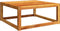 vidaXL - Tuintafel - 65x65x29 - cm - massief - acaciahout