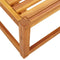 vidaXL - Tuintafel - 65x65x29 - cm - massief - acaciahout