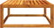 vidaXL - Tuintafel - 65x65x29 - cm - massief - acaciahout