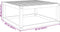 vidaXL - Tuintafel - 65x65x29 - cm - massief - acaciahout
