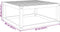 vidaXL - Tuintafel - 65x65x29 - cm - massief - acaciahout