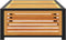 vidaXL - Tuintafel - 68x68x30 - cm - massief - acaciahout