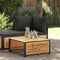 vidaXL - Tuintafel - 68x68x30 - cm - massief - acaciahout
