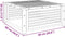 vidaXL - Tuintafel - 68x68x30 - cm - massief - acaciahout