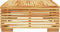 vidaXL - Tuintafel - 69,5x69,5x31 - cm - massief - teakhout