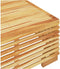 vidaXL - Tuintafel - 69,5x69,5x31 - cm - massief - teakhout