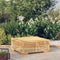vidaXL - Tuintafel - 69,5x69,5x31 - cm - massief - teakhout
