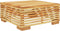 vidaXL - Tuintafel - 69,5x69,5x31 - cm - massief - teakhout
