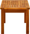 vidaXL - Tuintafel - 70x40x36 - cm - massief - acaciahout