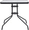 vidaXL - Tuintafel - 70x70x70 - cm - staal - zwart