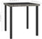 vidaXL - Tuintafel - 70x70x73 - cm - poly - rattan - grijs