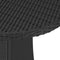 vidaXL - Tuintafel - 70x70x73 - cm - poly - rattan - zwart