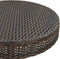 vidaXL - Tuintafel - 75,5x106 - cm - poly - rattan - bruin
