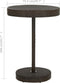 vidaXL - Tuintafel - 75,5x106 - cm - poly - rattan - bruin
