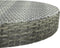 vidaXL - Tuintafel - 75,5x106 - cm - poly - rattan - grijs