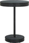 vidaXL - Tuintafel - 75,5x106 - cm - poly - rattan - zwart