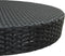 vidaXL - Tuintafel - 75,5x106 - cm - poly - rattan - zwart